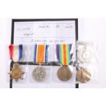 A WWI MEDAL PAIR, 46429 George B. Gilson, Northumberland Fusiliers, sold with copy of service