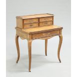 A FRENCH INLAID ROSEWOOD WRITING DESK AND CARD TABLE COMBINATION