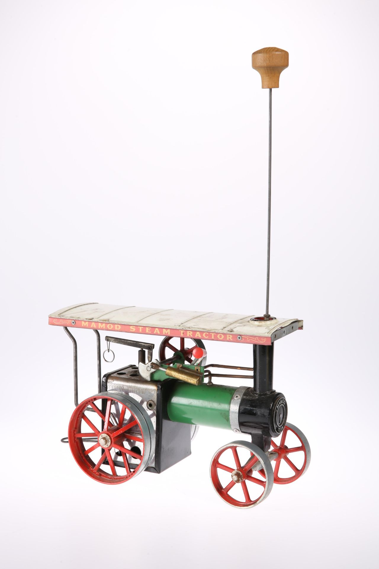 TWO MAMOD LIVE STEAM ENGINES, Steam Roller and Steam Tractor, the first with original box. (2)