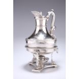 A FINE GEORGE III SILVER COFFEE BIGGIN AND STAND, by Paul Storr, London 1814, the biggin of squat