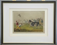 AFTER HENRY ALKEN (1785-1851), BULL BAITING, aquatint, pub. McLean, London, 1820, framed. Sheet 22cm