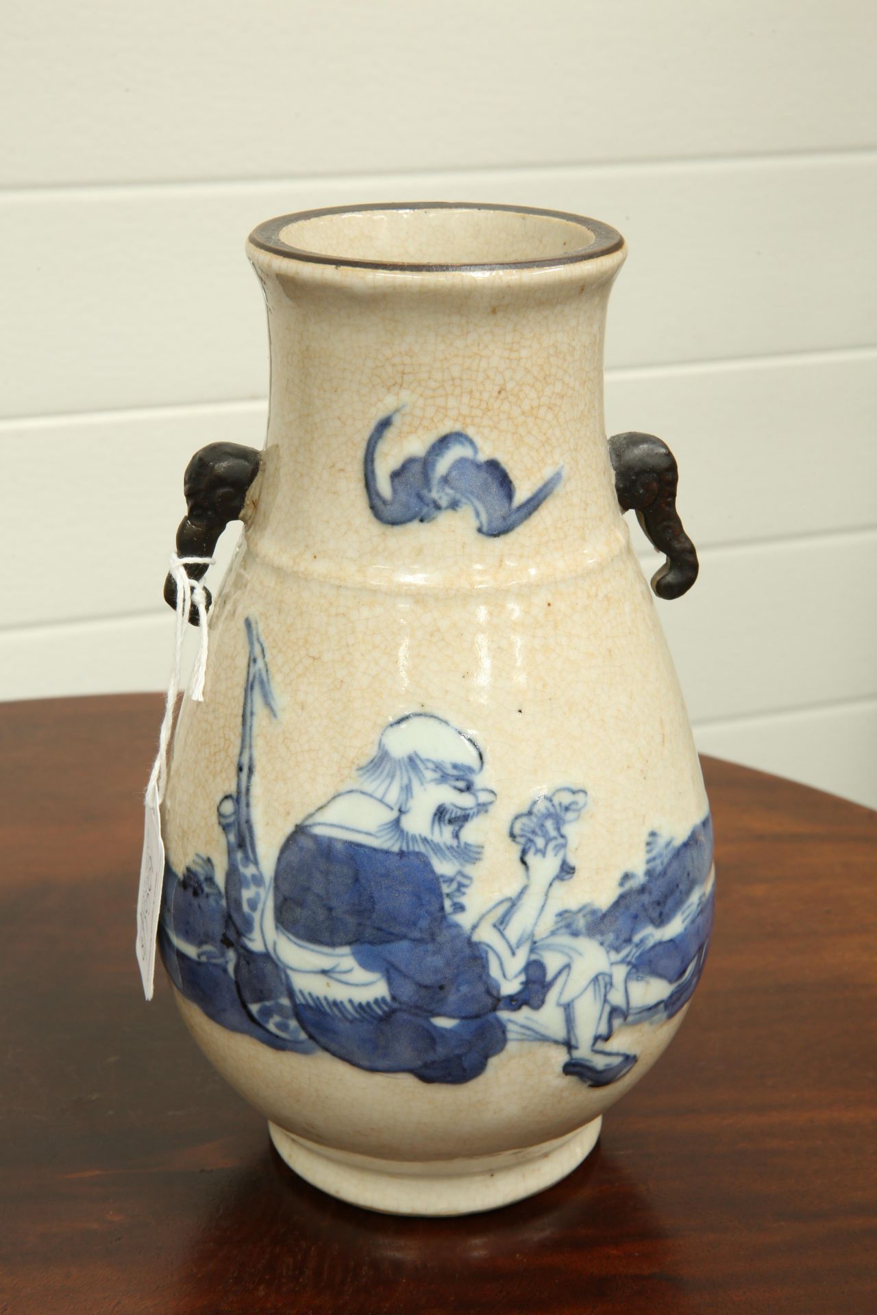 A GROUP OF CHINESE PORCELAIN, including a yellow ground censer, four saucers, a blue and white - Bild 6 aus 9