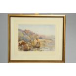 EDWARD ENOCH ANDERSON (1878-1961), WHITBY, signed lower left of centre, watercolour, framed. 25cm by
