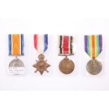 A WWI MEDAL GROUP, P.E. Austwick R.N.R., including Special Constabulary Service medal. (4)