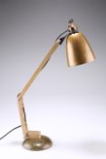 SIR TERENCE CONRAN (1931-2020), FOR HABITAT, MAC LAMP, CIRCA 1960s, anglepoise desk lamp with bronze