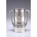 DAVID VEASEY FOR LIBERTY & CO A TUDRIC PEWTER LOVING CUP, no. 010, of two-handled tapering
