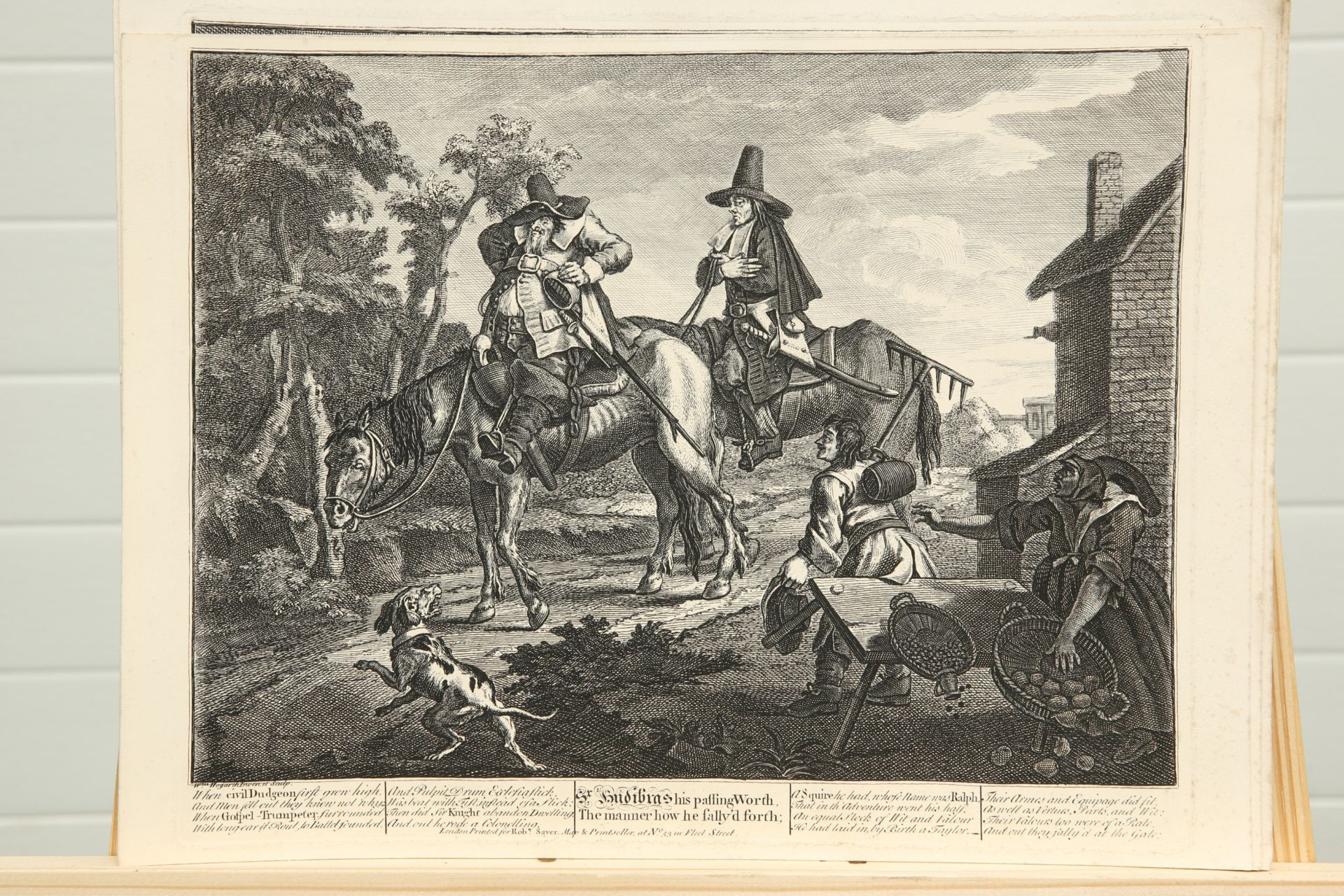 AFTER HOGARTH, NINE UNFRAMED ENGRAVINGS. - Bild 3 aus 9