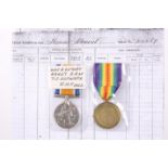 A WWI MEDAL PAIR, 44467 T.C. Gotwatz R.A.F., sold with a copy of documents.