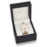 A LADY'S MICHEL HERBELIN BANGLE WATCH