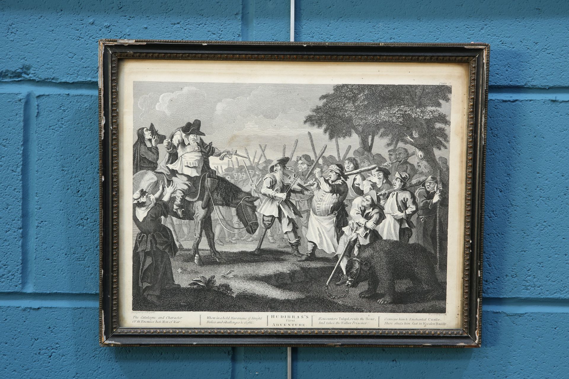 AFTER HOGARTH, HUDIBRAS'S FIRST ADVENTURE AND SIR HUDIBRAS HIS PASSING WORTH THE MANNER HOW HE - Bild 8 aus 14