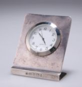 A SILVER TRAVEL CLOCK, by Barker Ellis Silver Co, Birmingham, 2002 Jubilee Mark, the frame of simple