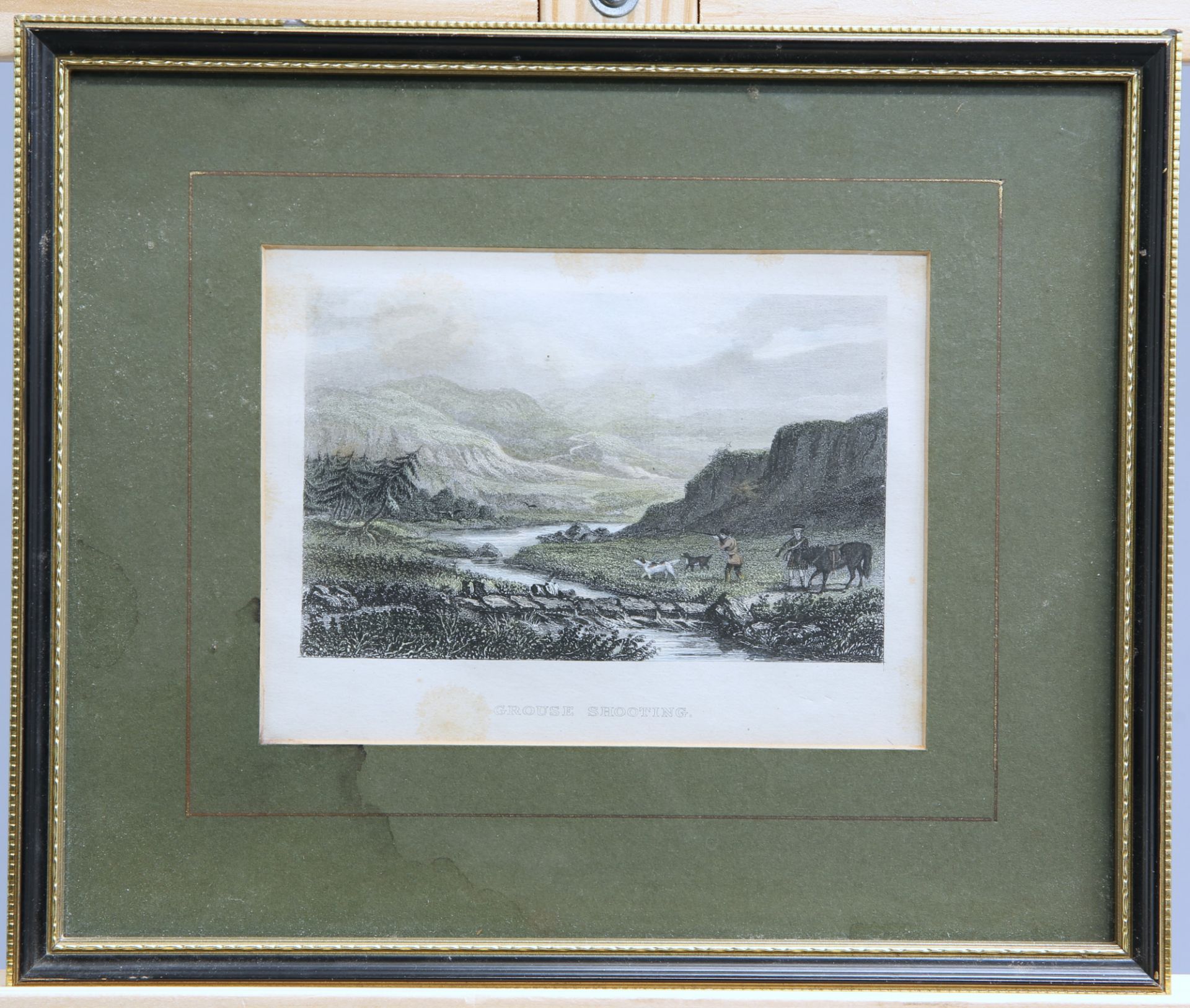 A GROUP OF TWELVE 19TH CENTURY AND LATER TOPOGRAPHICAL AND SPORTING ENGRAVINGS AND PRINTS, including - Bild 24 aus 24