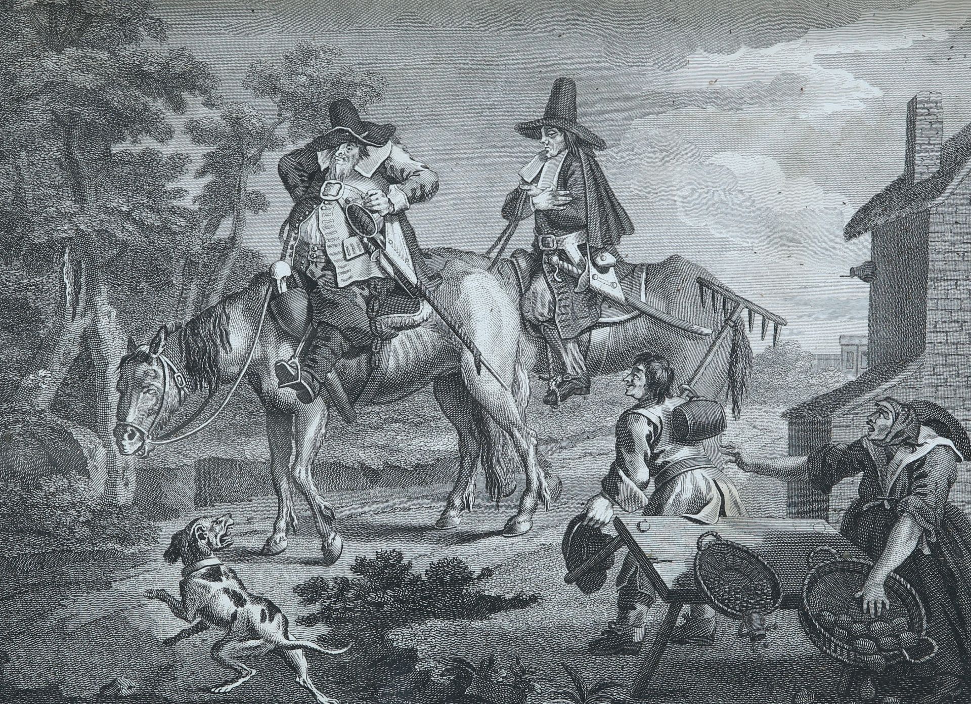 AFTER HOGARTH, HUDIBRAS'S FIRST ADVENTURE AND SIR HUDIBRAS HIS PASSING WORTH THE MANNER HOW HE - Bild 5 aus 14