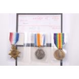 A WWI MEDAL TRIO, 3-10519 Pte. Daniel Smith 2nd West Riding Regiment, sold with a copy of