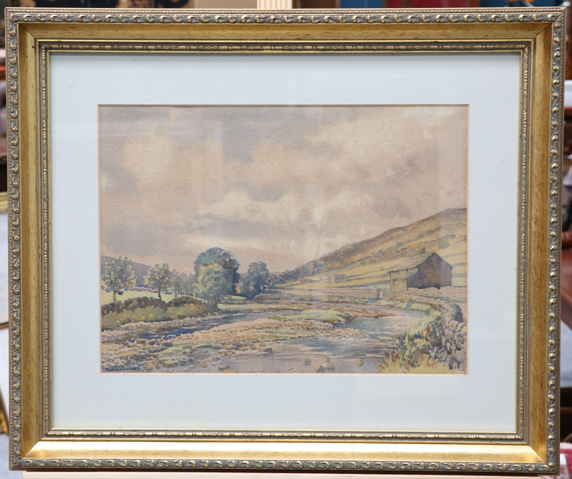 FLORENCE RAINGILL WALKER, RIVER LANDSCAPE - Bild 2 aus 2