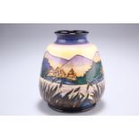 A MOORCROFT 'SPIRIT OF THE LAKES' VASE, by Debbie Hancock, signed and dated 22.9.00, ltd. ed. no.