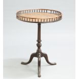 A MAHOGANY SILVER TABLE IN 18TH CENTURY STYLE