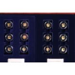 A TWELVE COIN GOLD PROOF SET, "THE QUEEN'S DIAMOND JUBILEE", the complete collection under