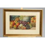 ARTHUR DUDLEY (GIOVANNI BARBARO, 1864-1915), STILL LIFE OF FRUIT, signed lower right, watercolour,