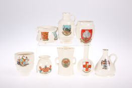 A LARGE COLLECTION OF W.H. GOSS CRESTED CHINA. (Approx. 90 pieces)