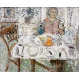 JOHN G. BOYD (SCOTTISH, 1940-2001), "BREAKFAST TIME", signed lower right, The Contemporary Fine