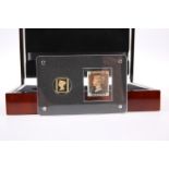 A PENNY BLACK 175TH ANNIVERSARY 1/10TH OZ PURE GOLD COIN, 2015, Gibraltar, in presentation box and