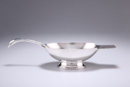 CHRISTIAN FJERDINGSTAD (1891-1968) FOR CHRISTOFLE ART DECO ELECTROPLATED GALLIA 'SWAN' SAUCE DISH