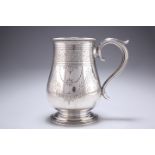 A VICTORIAN EXETER SILVER TANKARD, by Josiah Williams & Co, Exeter 1879, of large proportions with