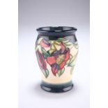 A MOORCROFT 'KAPOK TREE' VASE, by Debbie Hancock, signed and dated 22.4.00 by Jeanne McDougall,