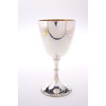 A VICTORIAN SILVER GOBLET, by John Frederick Fenton & Frank Fenton, Sheffield 1874, the plain cup