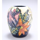 A MOORCROFT 'CASTLE GARDEN' VASE, by Debbie Hancock for Talents of Windsor, ltd. ed. no. 136/500,