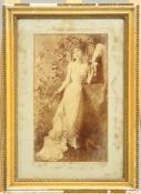 ~ A GROUP OF VICTORIAN AND LATER PORTRAIT PHOTOGRAPHS, nine photographs in four frames.