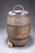 A TAUNTON CIDER CO LTD POTTERY BARREL. 34cm