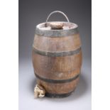 A TAUNTON CIDER CO LTD POTTERY BARREL. 34cm