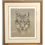 JOEL KIRK (BORN 1948), SIBERIAN HUSKY DOG, signed and numbered in pencil 11/500, limited edition