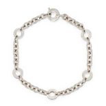 AN 18CT WHITE GOLD BULGARI BRACELET,