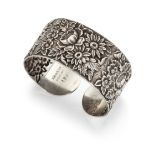 A SILVER BANGLE BY S KIRK & SON,