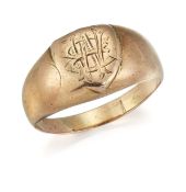 A SIGNET RING,
