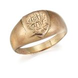 A SIGNET RING,