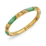 A CHINESE JADE BANGLE,