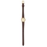 Ladys 9ct Gold Rolex Strap watch