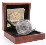 A SILVER COMMEMORATIVE COIN, ST. PAUL'S CATHEDRAL, 2017, boxed with COA