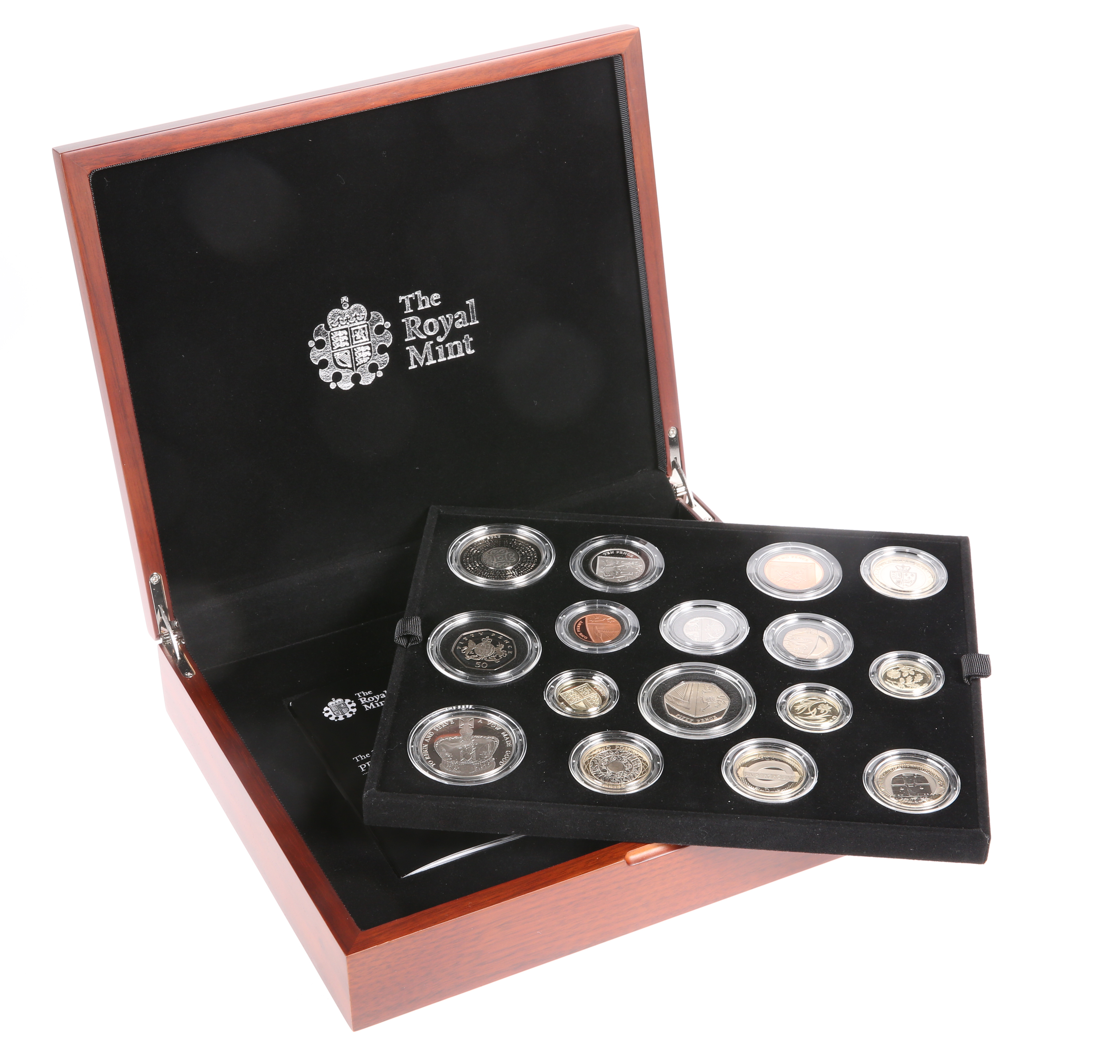 A ROYAL MINT 2013 PREMIUM PROOF COIN SET, the fifteen coins boxed with COA no. 3312 and papers - Image 2 of 2