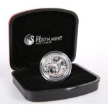 A PERTH MINT 1OZ SILVER PROOF HIGH RELIEF COIN, "AUSTRALIAN LUNAR SILVER COIN SERIES II YEAR OF