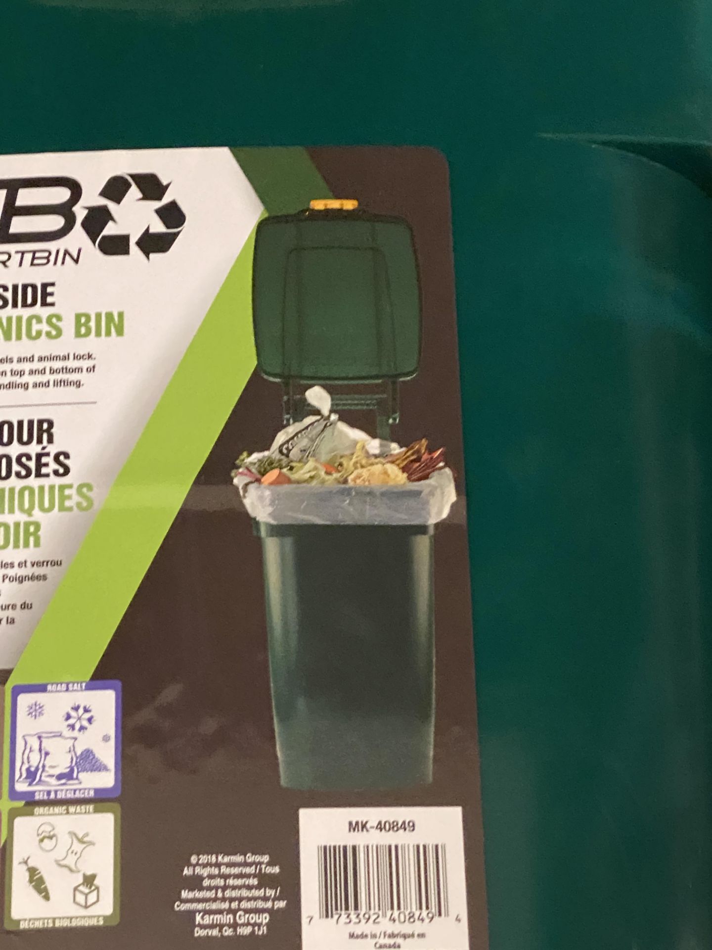 poubelle de recyclage 54l
