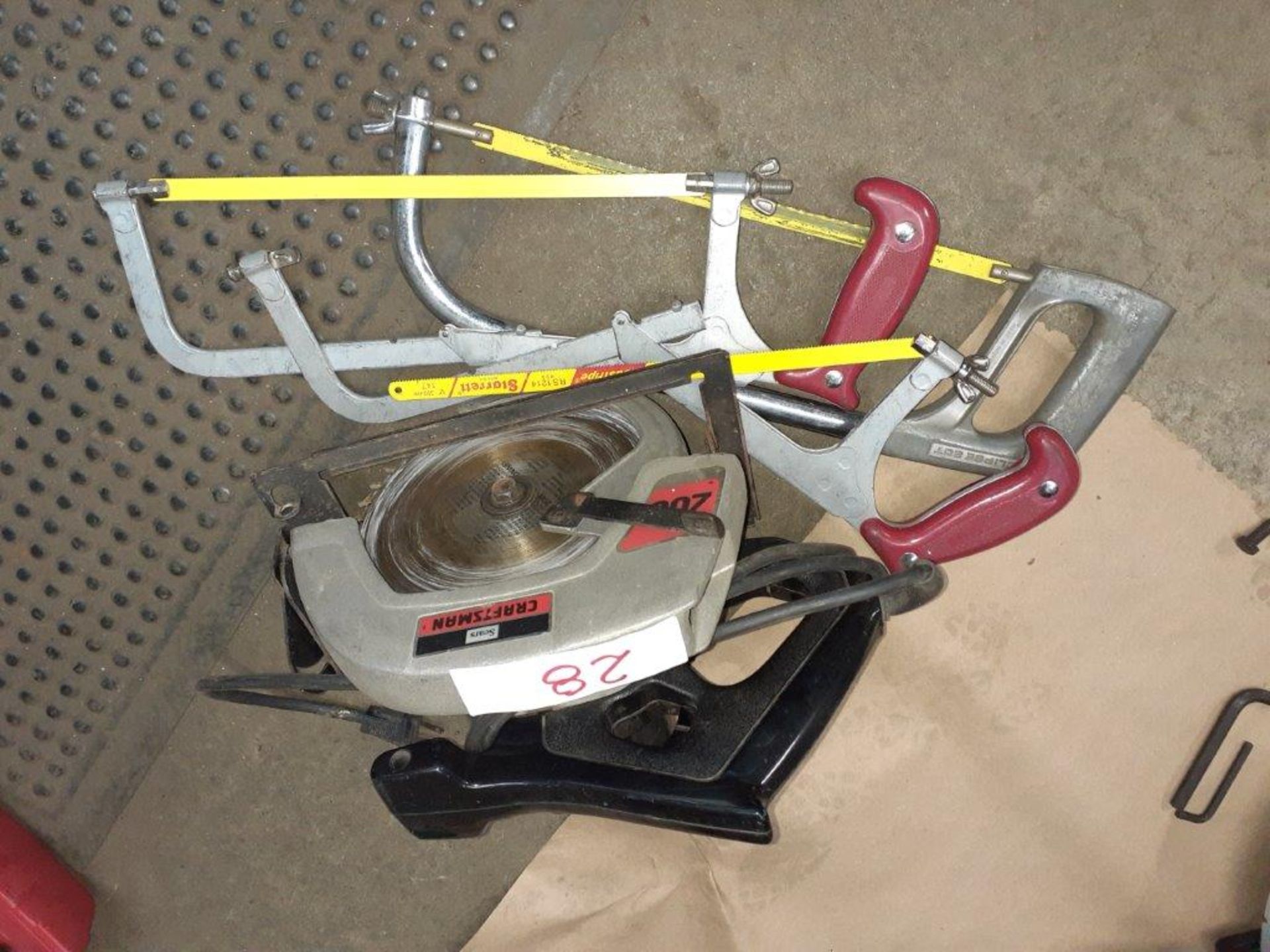 LOT: Assorted Circular & Hand Saws