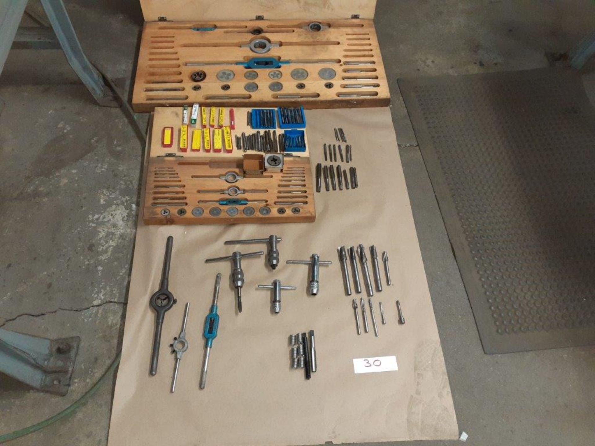 LOT: Assorted Tapping Tools, Dies & Handles - Image 2 of 2