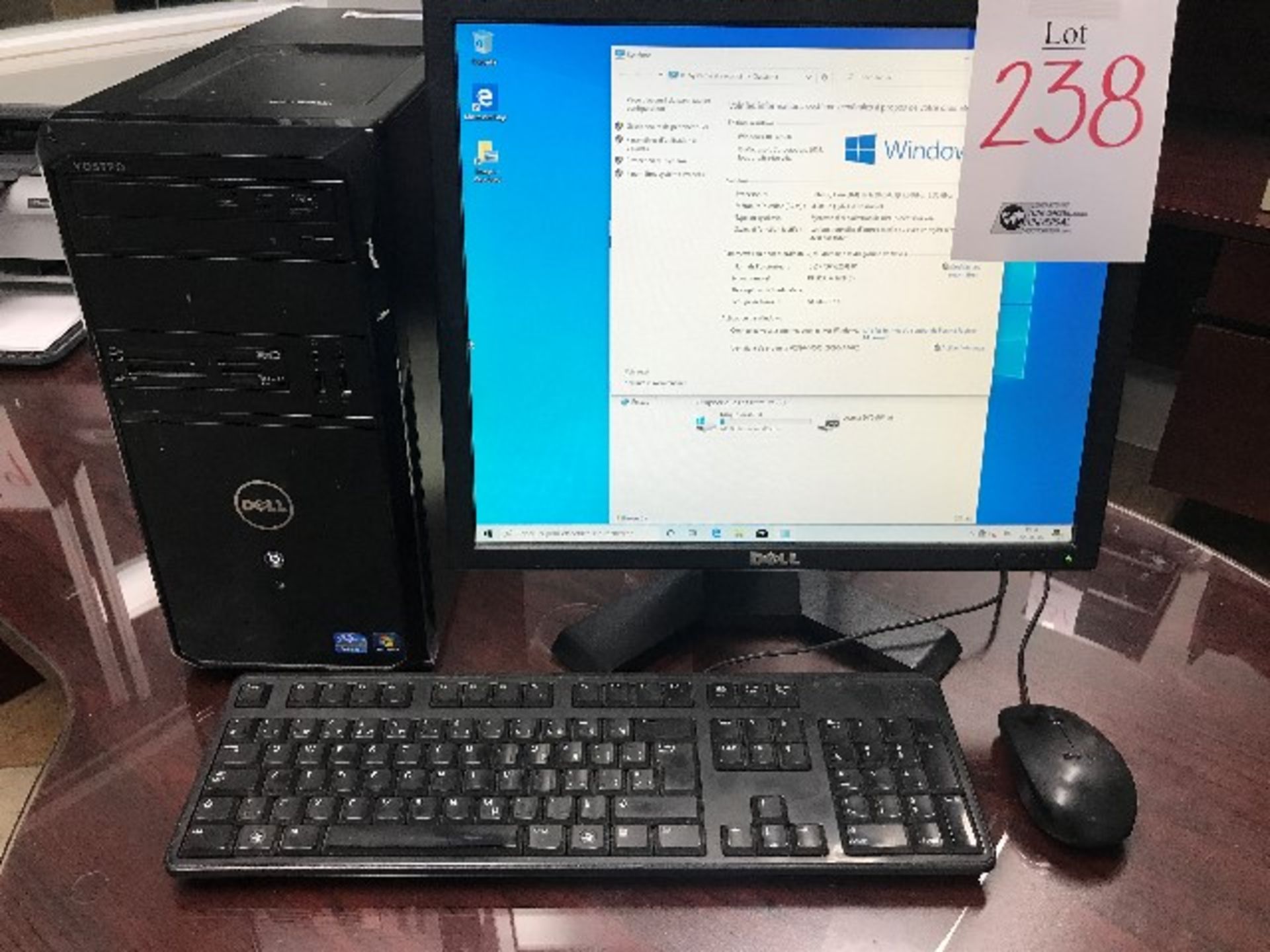 Dell i3,3.3GHz,4GB RAM,500GB HDD,monitor,keyboard,mouse