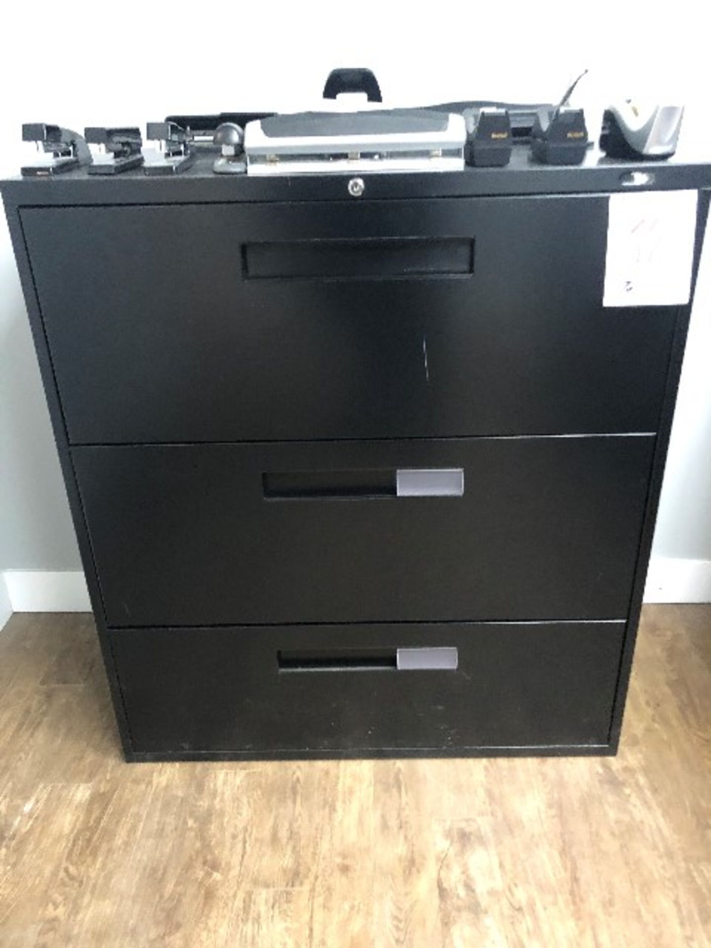 3-Drawer lateral filing cabinet