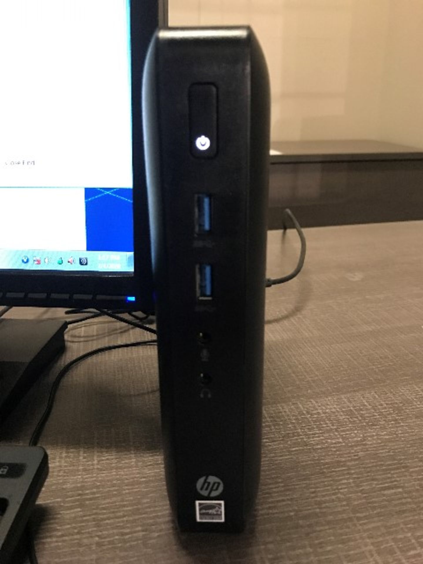 HP AMD THIN,1.2GHz,4GB RAM,126MB Drive,monitor,keyboard,mouse,speakers - Image 2 of 3